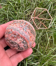 Load image into Gallery viewer, New! Beautiful Ocean Jasper Crystal Ball Natural &amp; Unique &amp; Stand |Reiju