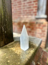 Load image into Gallery viewer, New! Selenite Crystal Stone Point 15cm