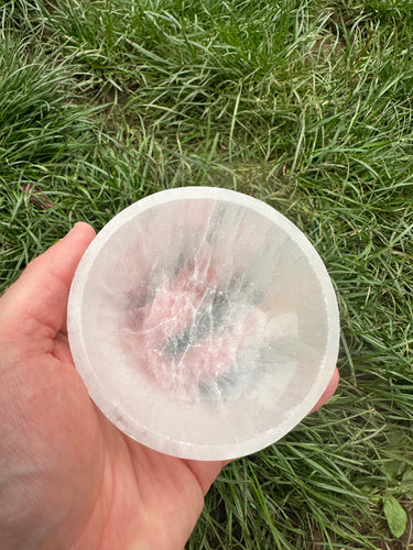 New! Selenite Crystal Charging Bowl Natural & Unique  |Reiju