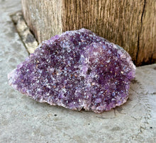 Load image into Gallery viewer, New! 💜 Unique Druzy Amethyst Crystal Cluster (10 cm) - Natural &amp; Unique