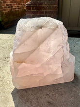 Load image into Gallery viewer, New! Raw Rose Quartz Large Slice - Natural &amp; Unique