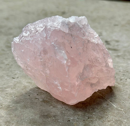 NEW! Rose Quartz LARGE Raw Chunk Crystal Piece