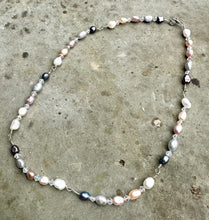 Load image into Gallery viewer, Handmade Pearl &amp; Swarovski Necklace – Infused with Reiki Energy (40cm)