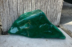 New! Malachite Freeform –  Polished Piece Natural & Unique