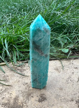 Load image into Gallery viewer, New! Amazonite Polished Crystal Point Gemstone Natural &amp; Unique | Reiju
