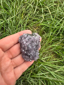New! 💜 Natural & Unique Druzy Amethyst Crystal Cluster - Natural & Unique |Reiju