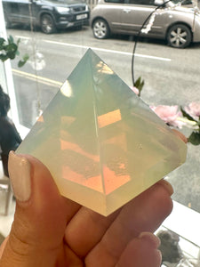 Large Opalite Crystal Pyramid