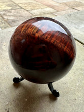 Load image into Gallery viewer, Large Natural &amp; Unique Red Tigers Eye Crystal Stone Polished Sphere Ball Piece 390g