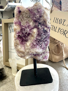 Fluorite Crystal on stand - Natural & Unique Piece