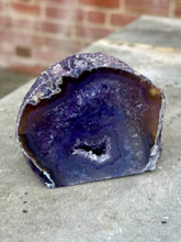 Load image into Gallery viewer, New! Purple Agate Geode - Natural &amp; Unique