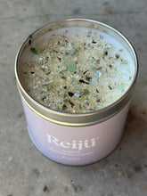 Load image into Gallery viewer, New! August - Peridot Crystal Birthstone Candle