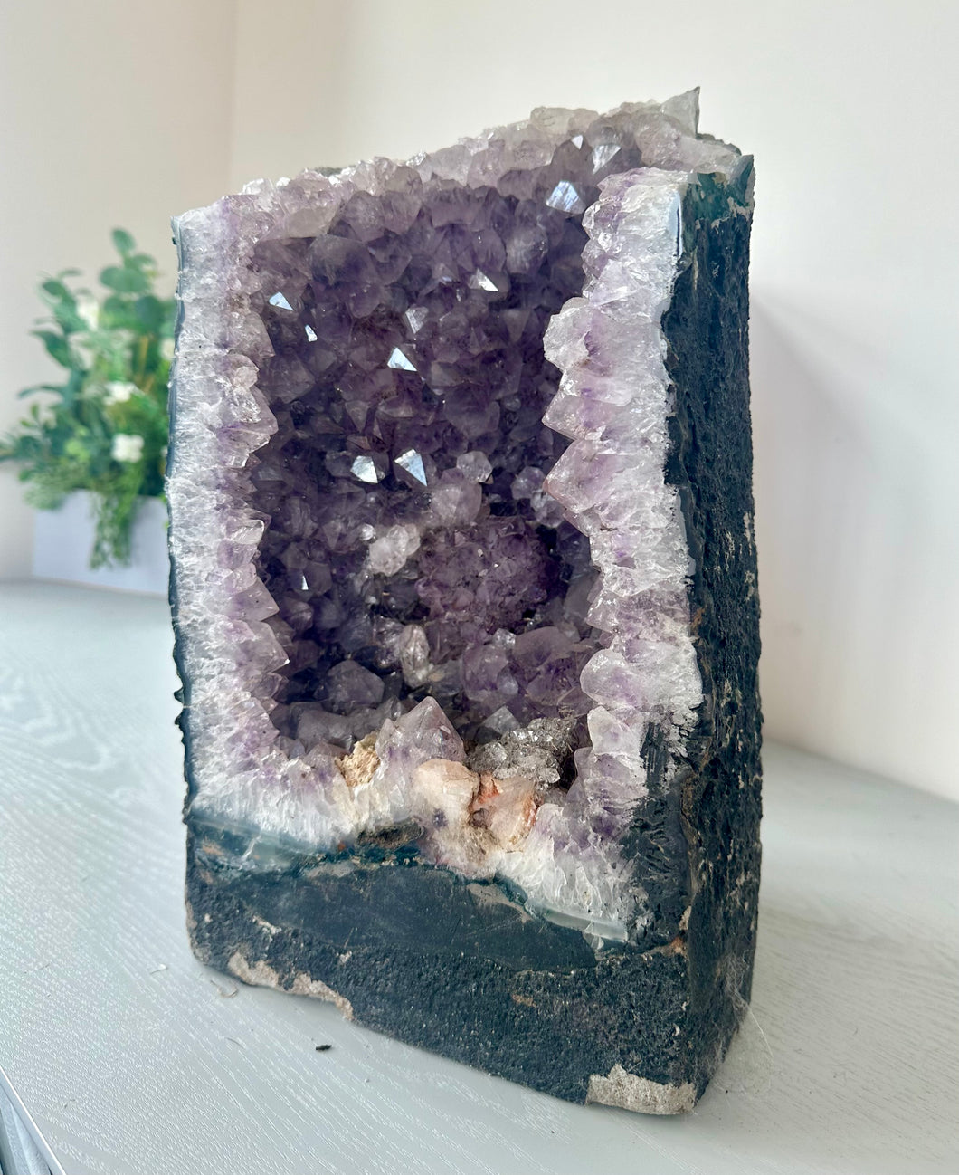 Huge Amethyst Druzy Crystal - Unique Piece