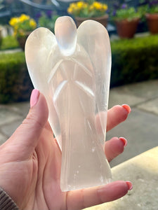 New! Selenite Large Crystal Angel Natural & Unique