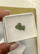 Load image into Gallery viewer, Moldavite Small Raw Green Crystal Piece 20mm - Extremely Rare