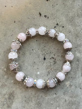 Load image into Gallery viewer, New! Rose Quartz Crystal Decorative Bracelet