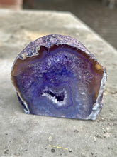 Load image into Gallery viewer, New! Purple Agate Geode - Natural &amp; Unique