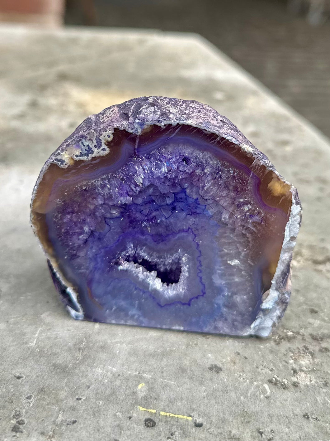 New! Purple Agate Geode - Natural & Unique