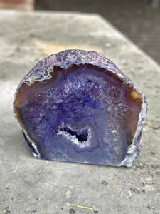 New! Purple Agate Geode - Natural & Unique