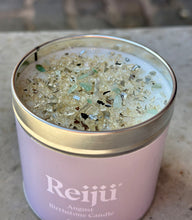 Load image into Gallery viewer, New! August - Peridot Crystal Birthstone Candle