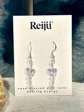 Load image into Gallery viewer, Handmade Swarovski Butterfly Earrings with Crystal Beads