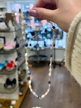 Load image into Gallery viewer, Handmade Pearl &amp; Swarovski Necklace – Infused with Reiki Energy (40cm)