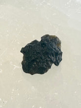 Load image into Gallery viewer, Moldavite Small Raw Green Crystal Piece 19mm - Extremely Rare