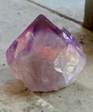 Load image into Gallery viewer, New! 💜 Amethyst Aura Polished Raw Point - Natural &amp; Unique