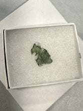 Load image into Gallery viewer, Moldavite Small Raw Green Crystal Piece 20mm - Extremely Rare