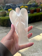 Load image into Gallery viewer, New! Selenite Large Crystal Angel Natural &amp; Unique