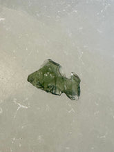 Load image into Gallery viewer, Moldavite Small Raw Green Crystal Piece 20mm - Extremely Rare