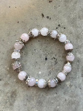 Load image into Gallery viewer, New! Rose Quartz Crystal Decorative Bracelet