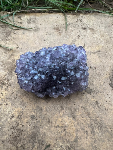 New! 💜 Natural & Unique Druzy Amethyst Crystal Cluster - Natural & Unique |Reiju