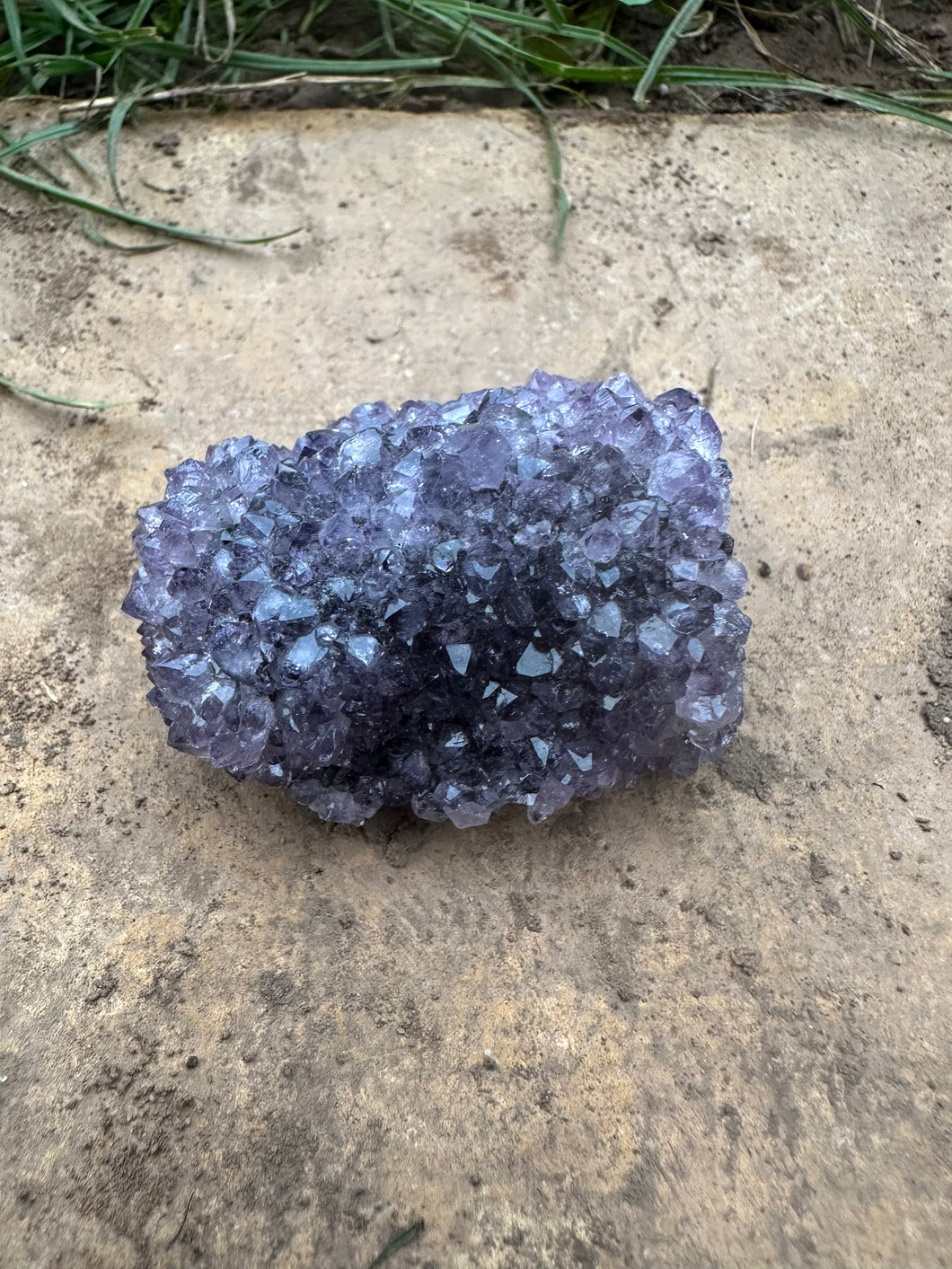 New! 💜 Natural & Unique Druzy Amethyst Crystal Cluster - Natural & Unique |Reiju