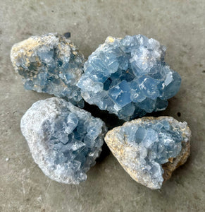 Large Natural Celestite (Celestine) Crystal