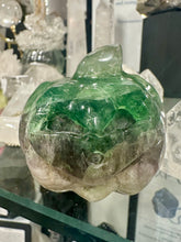 Load image into Gallery viewer, Fluorite Polished Halloween Pumpkin - Natural &amp; Unique Piece