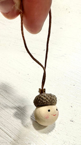 Hanging Acorn Face