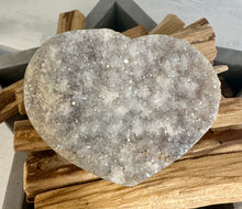 Load image into Gallery viewer, Aura Quartz Druzy Heart - Unique Piece