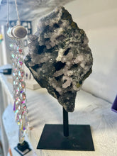 Load image into Gallery viewer, Amethyst Druzy Crystal on stand - Unique Piece