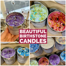 Load image into Gallery viewer, New! Crystal Birthstone Candle Collection – Set of 12 (Gift Boxed)