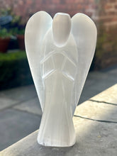 Load image into Gallery viewer, New! Selenite Large Crystal Angel Natural &amp; Unique