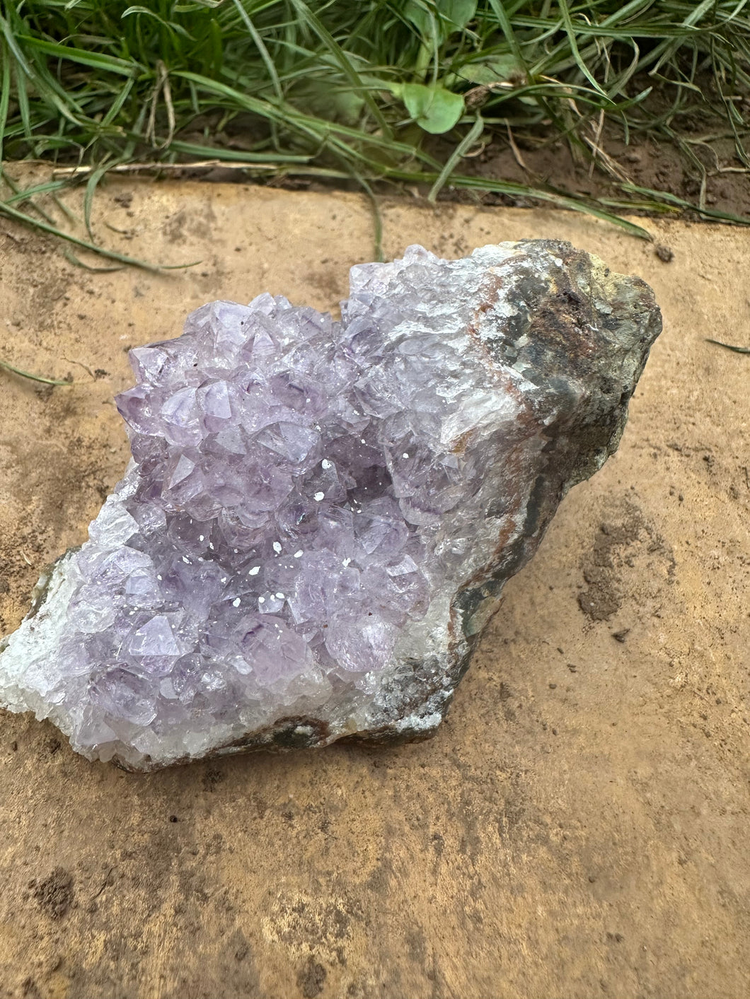New! 💜 Natural & Unique Druzy Amethyst Crystal Cluster |Reiju