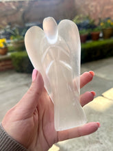 Load image into Gallery viewer, New! Selenite Large Crystal Angel Natural &amp; Unique