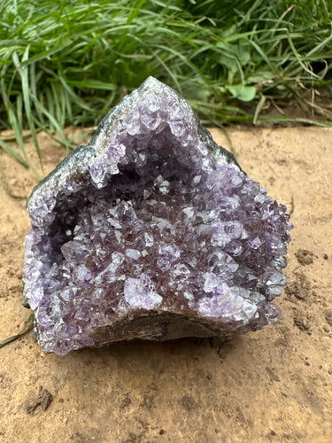 New! 💜 Natural & Unique Druzy Amethyst Crystal Cluster |Reiju