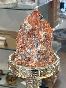 Natural Sunstone Polished Point - Unique Piece