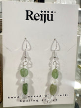 Load image into Gallery viewer, Peridot and Diamante Crystal Handmade Earrings Nickel Free