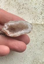 Load image into Gallery viewer, New! Druze Geode Agate Crystal Stone  Keyring
