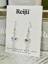 Load image into Gallery viewer, Handmade Swarovski Butterfly Earrings with Crystal Beads