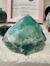 Load image into Gallery viewer, Green Fluorite Raw Polished Point - Unique Piece