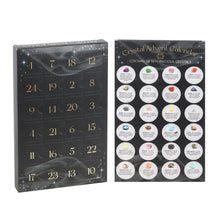 Load image into Gallery viewer, 2024 Christmas Crystal Tumble Stone Advent Calendar (Black)