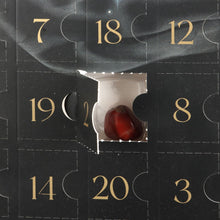 Load image into Gallery viewer, 2024 Christmas Crystal Tumble Stone Advent Calendar (Black)